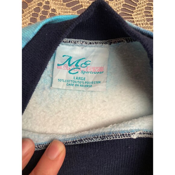 90s Christmas Sweatshirt Frosty the Snowman Tie Dye Vintage 1990s Size Large/XL - Picture 5 of 5